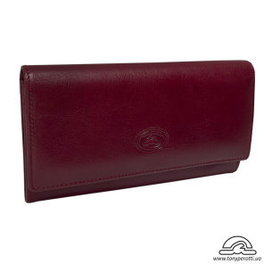 Портмоне кожаное Italico 2638Z rosso красный