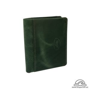 Кредитница кожаная Arno 1034N deep green темно-зеленый