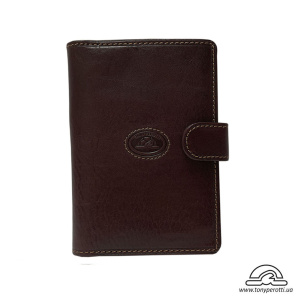 Обложка для автодокументов кожаная Italico 1423A moro коричневый