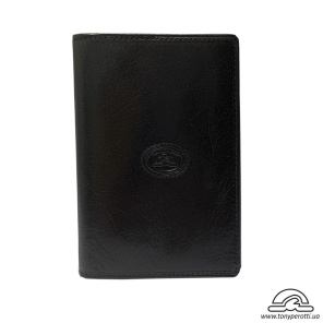 Обложка для паспорта кожаная Italico 3614 nero черный