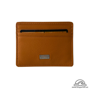 Кредитница кожаная Contatto 2236N arancio оранжевый