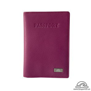 Обложка для паспорта кожаная Contatto 2241 dalia розовый